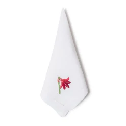 Chefanie Amaryllis Dinner Napkins (4)| Dinner Napkins
