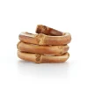 Chefanie Bamboo Napkin Rings (4)| Napkin Rings