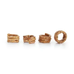 Chefanie Bamboo Napkin Rings (4)| Napkin Rings