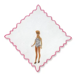 Chefanie Barbie Cocktail Napkins (4)| Cocktail Napkins