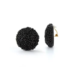 Chefanie Black Caviar Earrings| Earrings