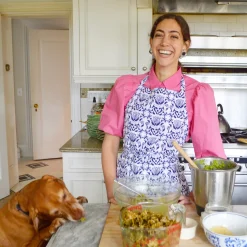 Chefanie Blue & White Apron| Aprons