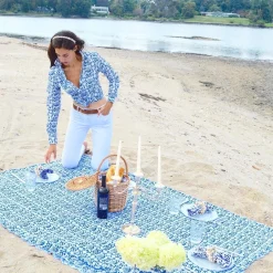 Chefanie Blue & White Tablecloth| Tablecloths