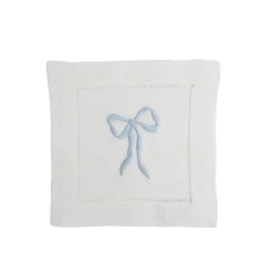 Chefanie Blue Bow Cocktail Napkins (4)| Cocktail Napkins