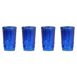 Chefanie Blue Highball Glasses (4)| Glassware