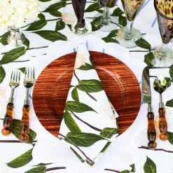 Chefanie Blue Hydrangea Napkins (4)| Dinner Napkins