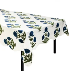 Chefanie Blue Poppy Tablecloth| Tablecloths