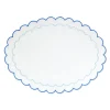 Chefanie Blue Scalloped Placemat| Placemats