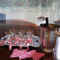 Chefanie Bow Cocktail Napkins (4)| Cocktail Napkins