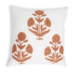 Chefanie Brown Poppy Pillowcase| Furniture