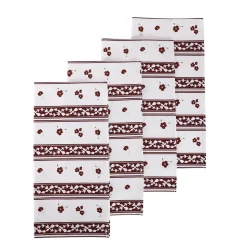 Chefanie Brown Stripe Napkins (4)| Dinner Napkins