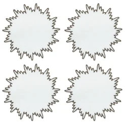 Chefanie Brown Sunburst Cocktail Napkins (4)| Cocktail Napkins