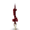 Chefanie Burgundy Spiral Candle| Candles