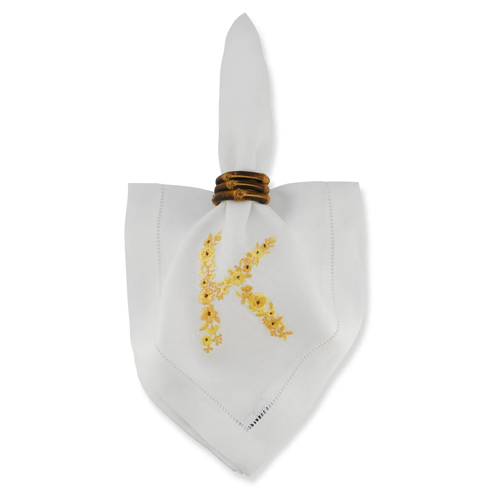 Chefanie Burnt Bamboo Napkin Rings (4)| Napkin Rings