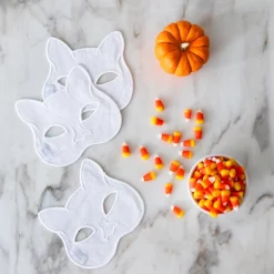 Chefanie Cat Mask Cocktail Napkins (4)| Cocktail Napkins