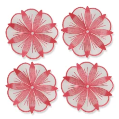 Chefanie Cherry Blossom Cocktail Napkins (4)| Cocktail Napkins