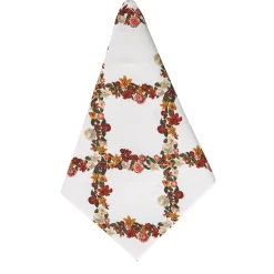 Chefanie Christmas Flower Napkins (4)| Dinner Napkins