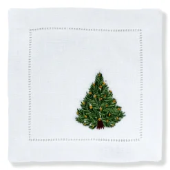 Chefanie Christmas Tree Cocktail Napkins (4)| Cocktail Napkins