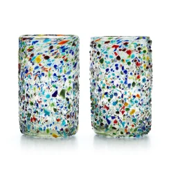 Chefanie Confetti Glasses (2)| Glassware