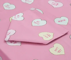 Chefanie Conversation Heart Tablecloth| Tablecloths