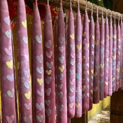 Chefanie Conversation Heart Tapers (2)| Candles