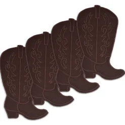 Chefanie Cowboy Boot Cocktail Napkins (4)| Cocktail Napkins