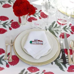 Chefanie Custom Embroidered Dinner Napkins| Dinner Napkins