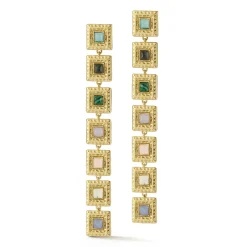 Chefanie Dangling Carrés| Earrings
