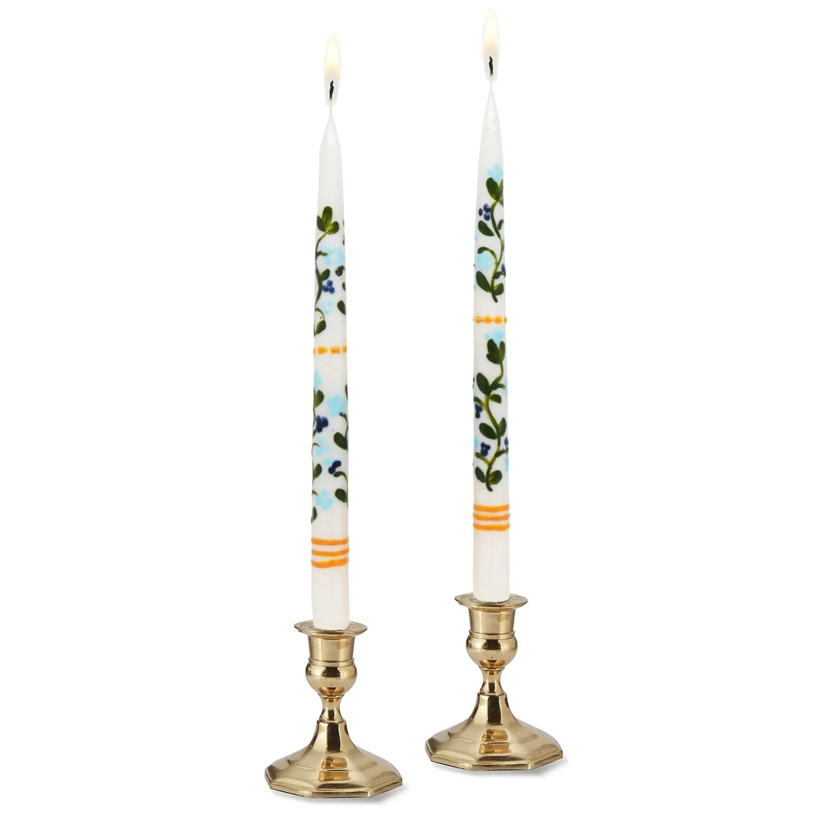 Chefanie Danica Painted Tapers (2)| Candles