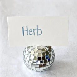 Chefanie Disco Placecard Holders (4)| Placecard Holders
