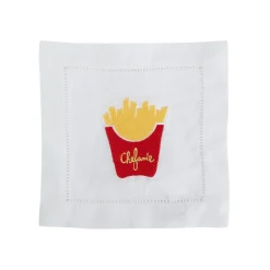 Chefanie Drive-Thru Cocktail Napkins, Set of 4| Cocktail Napkins