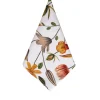 Chefanie Flat Flower Napkins (4)| Dinner Napkins