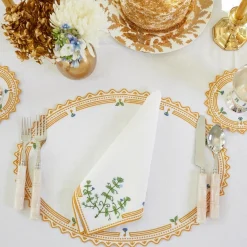 Chefanie Flora Danica Dinner Napkins (4)| Dinner Napkins