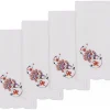 Chefanie Floral "S" Dinner Napkins (4)| Dinner Napkins