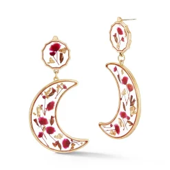 Chefanie Flower Moon Earrings| Earrings