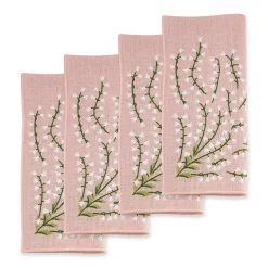 Chefanie Fresh Lily of the Valley Dinner Napkins| Dinner Napkins