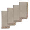 Chefanie Fringe Dinner Napkins| Dinner Napkins