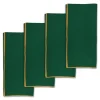 Chefanie Gold & Green Dinner Napkins (4)| Dinner Napkins