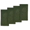 Chefanie Green Eyelet Dinner Napkins (4)| Dinner Napkins
