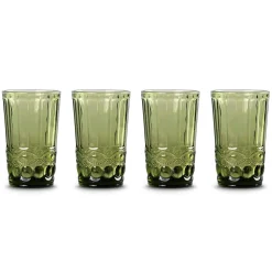 Chefanie Green Highball Glasses (4)| Glassware