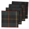 Chefanie Green Plaid Napkins (4)| Dinner Napkins