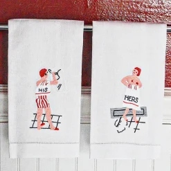Chefanie His & Hers Hand Towels (4)| Towels