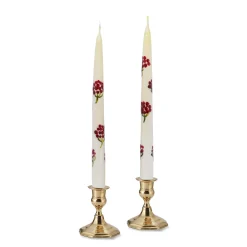 Chefanie Holiday Hydrangea Tapers (2)| Candles