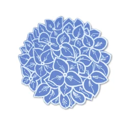 Chefanie Hydrangea Cocktail Napkins (4)| Cocktail Napkins