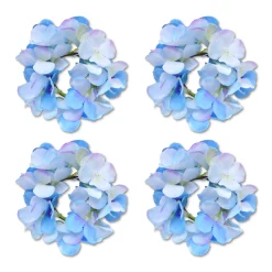 Chefanie Hydrangea Napkin Rings (4)| Napkin Rings