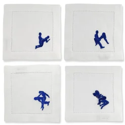 Chefanie Kama Sutra Cocktail Napkins (4)| Cocktail Napkins