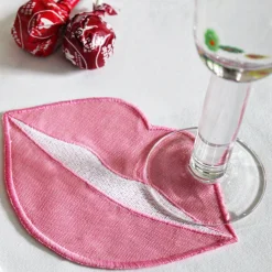 Chefanie Lip Cocktail Napkins (4)| Cocktail Napkins