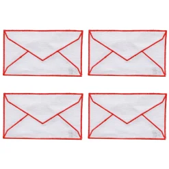 Chefanie Love Letter Cocktail Napkins (4)| Cocktail Napkins