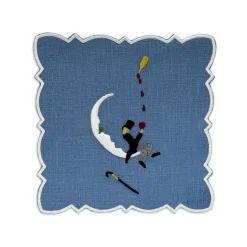 Chefanie Man on the Moon Cocktail Napkins (4)| Cocktail Napkins