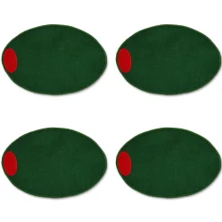 Chefanie Martini Olive Cocktail Napkins (4)| Cocktail Napkins